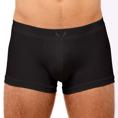 black recycled cotton men trunk
