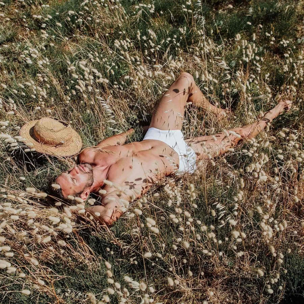 Slip en coton recyclé blanc - BLUEBUCK