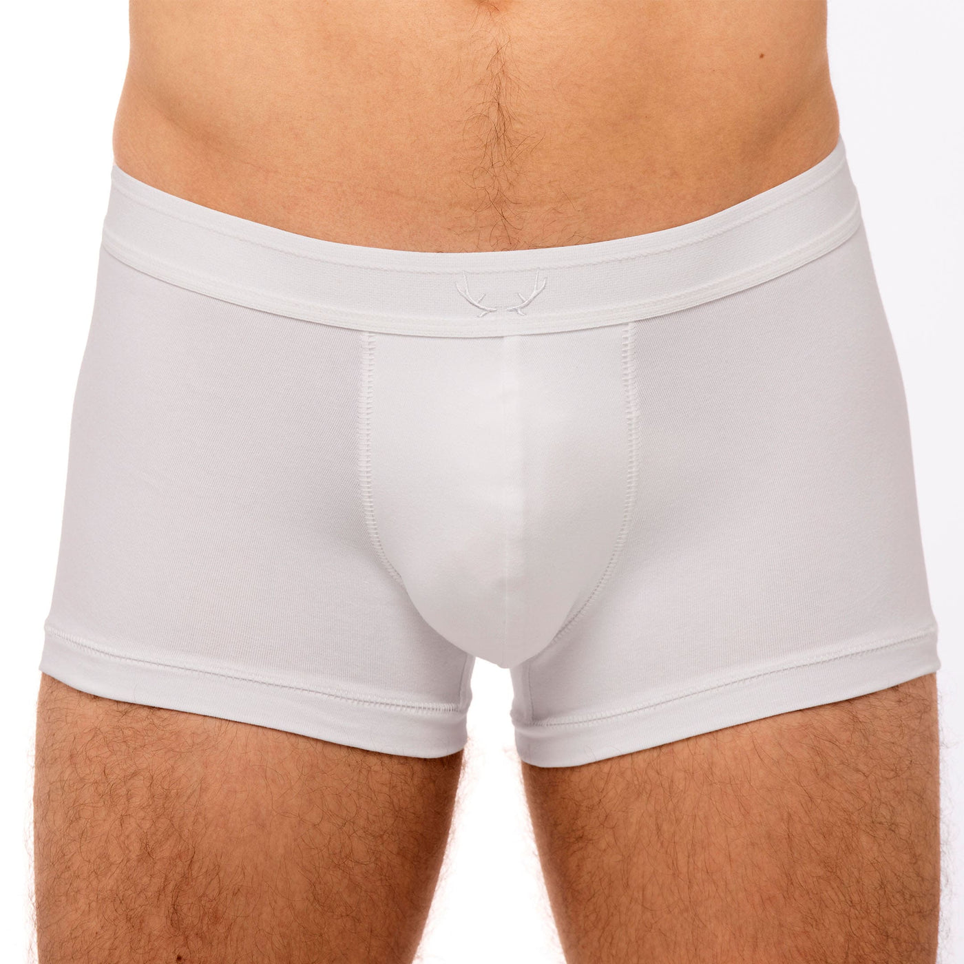 white recycled cotton men trunk
