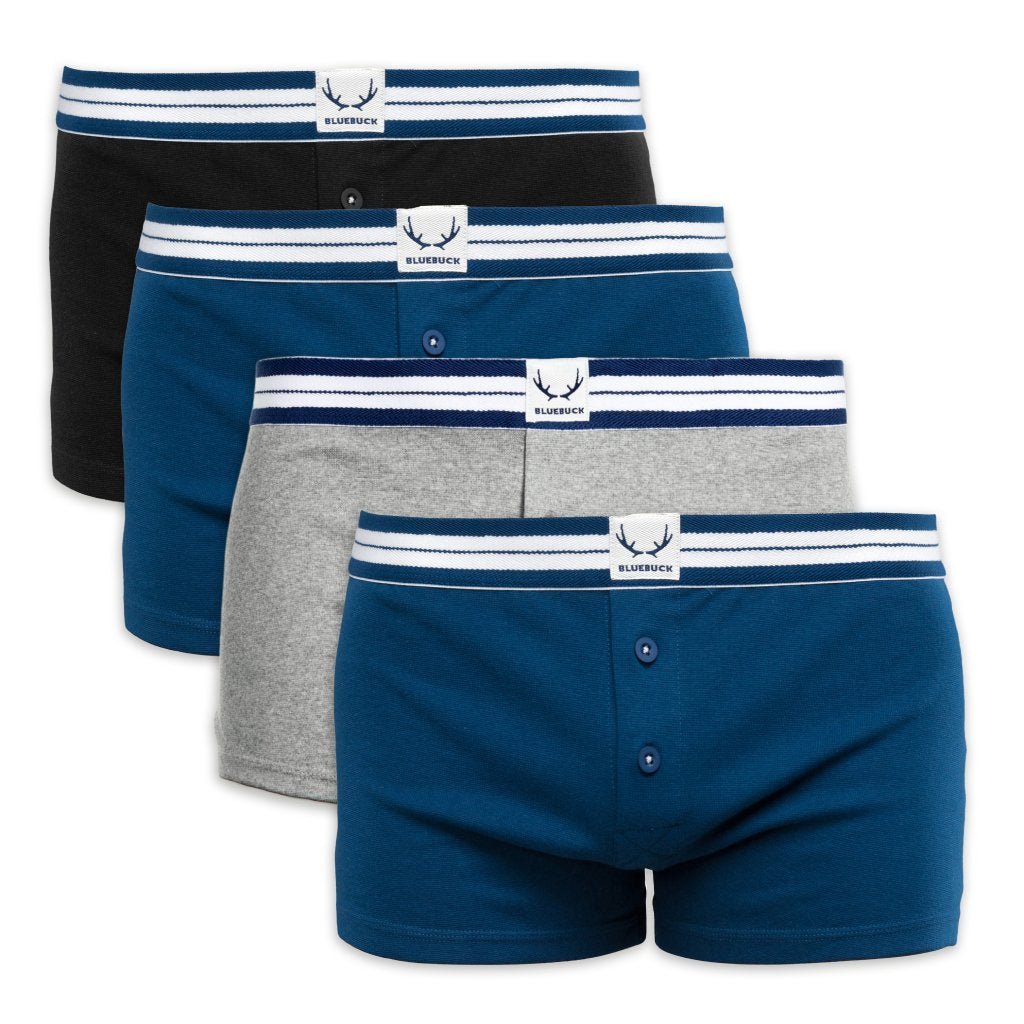 4 caleçons homme en coton bio - BLUEBUCK