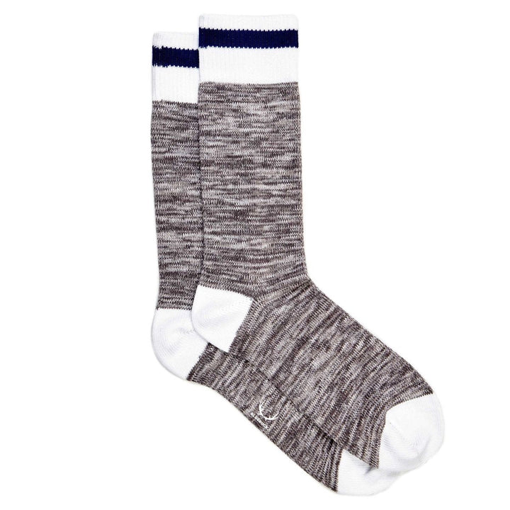 4 paires de chaussettes homme en coton bio - khaki, gris, rose, bleu et jaune - BLUEBUCK