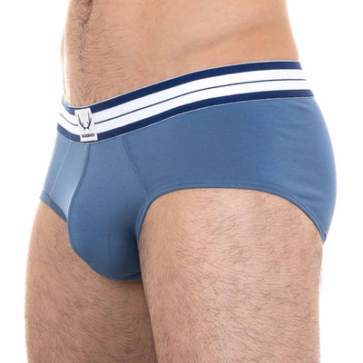 Slip homme bleu lune en coton bio - BLUEBUCK