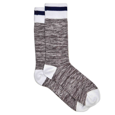 Grey organic cotton men"s socks