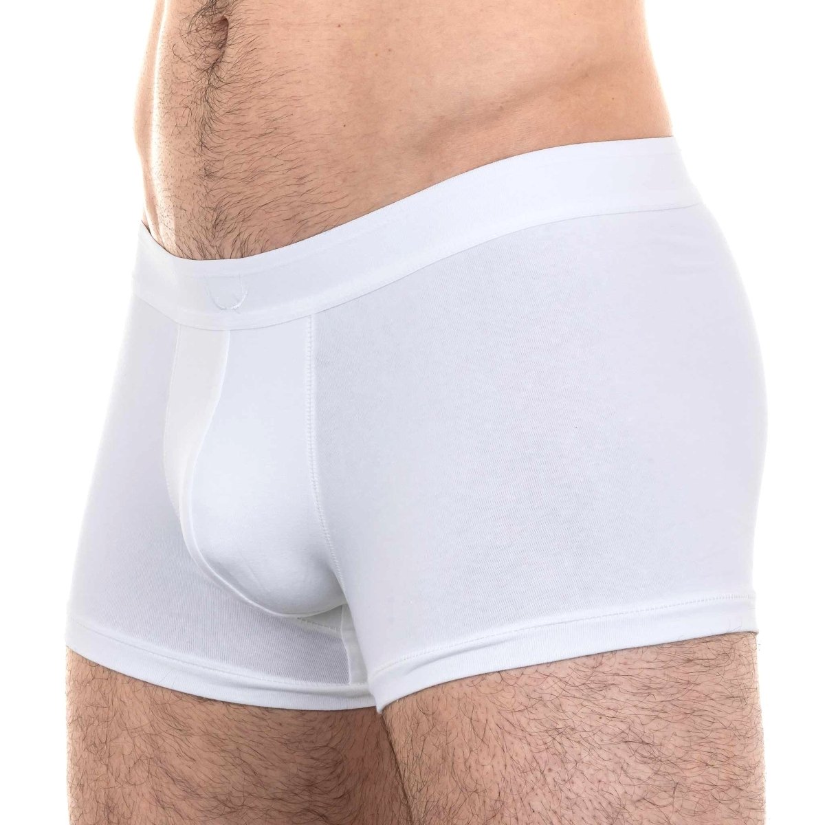 Boxer homme en coton recyclé blanc - BLUEBUCK