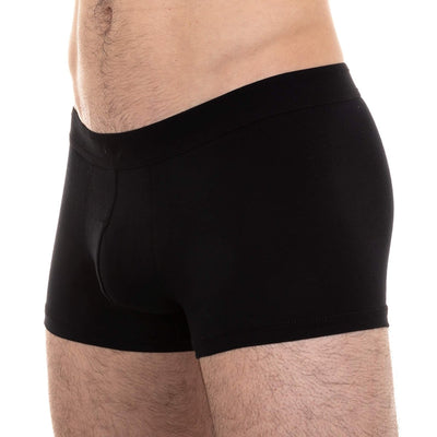 Boxer homme en coton recyclé noir - BLUEBUCK