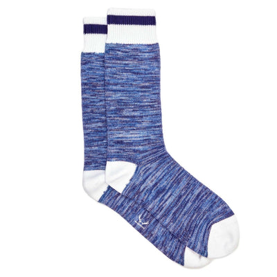 Chaussettes homme bleu roi en coton bio - BLUEBUCK