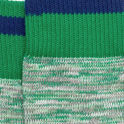 Chaussettes homme vert vif en coton bio - BLUEBUCK