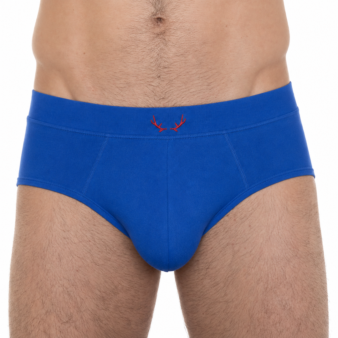 Cobalt blue Tencel men's brief