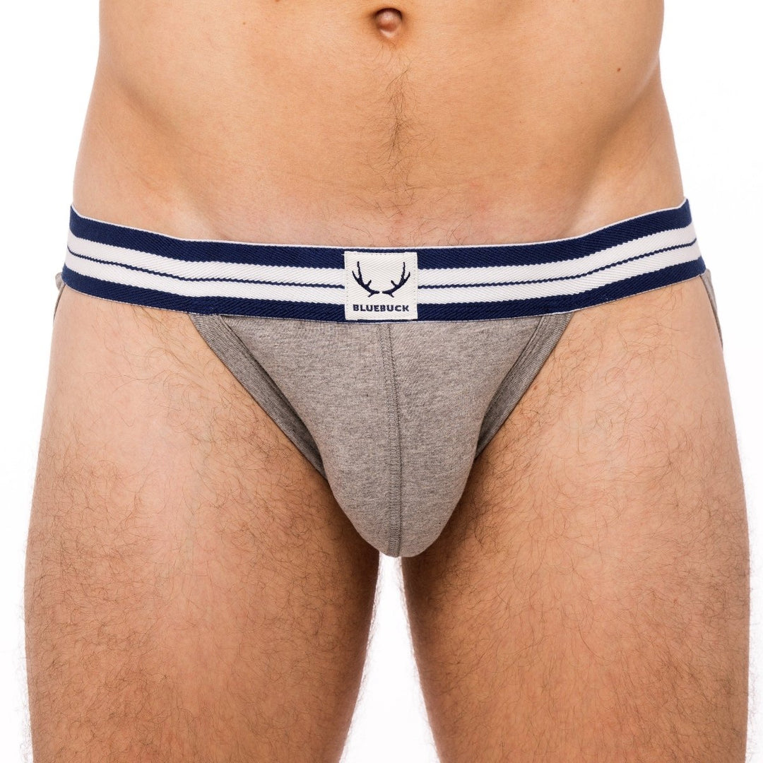 Jockstrap gris en coton bio - BLUEBUCK