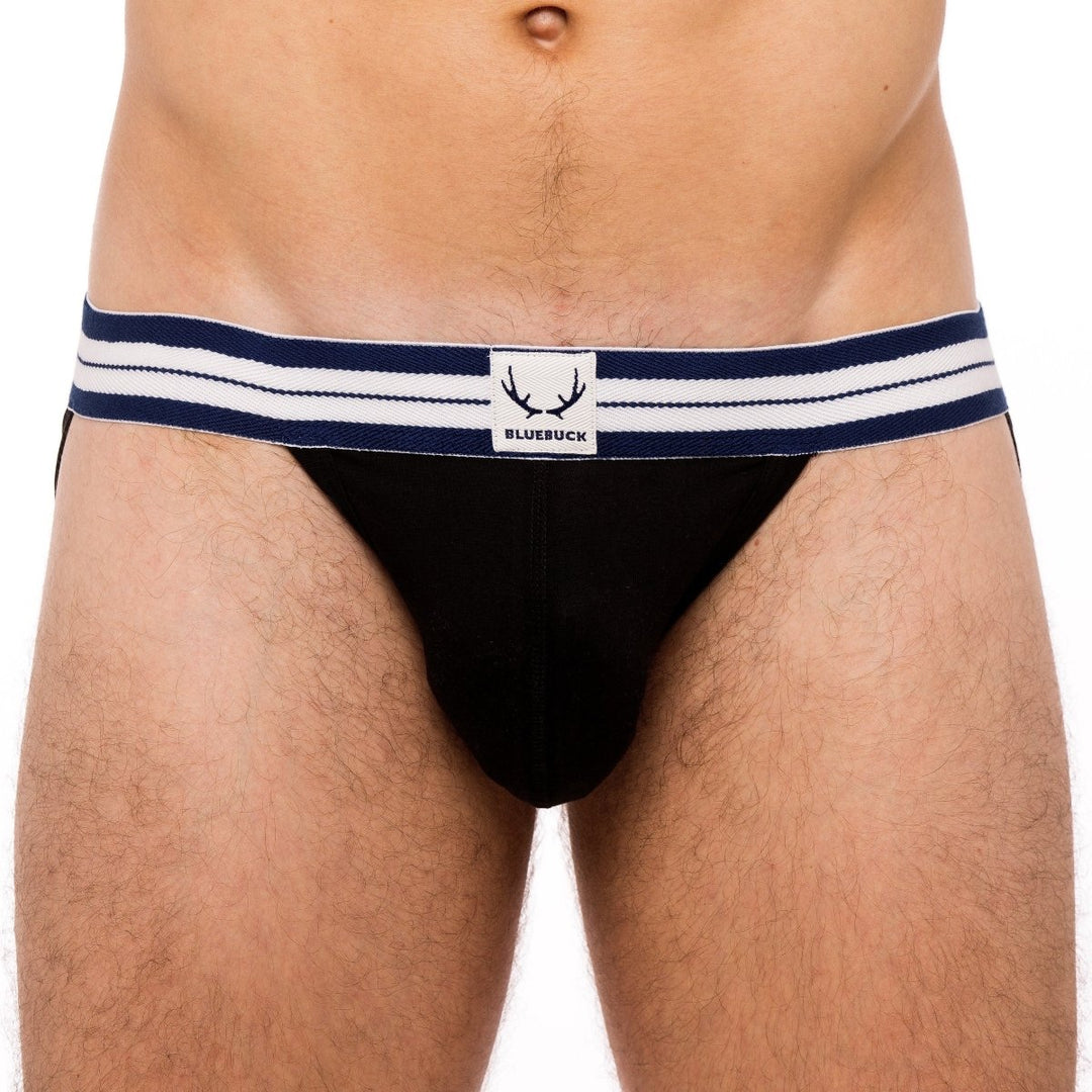 Jockstrap noir en coton bio - BLUEBUCK