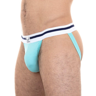 Jockstrap turquoise en coton bio - BLUEBUCK