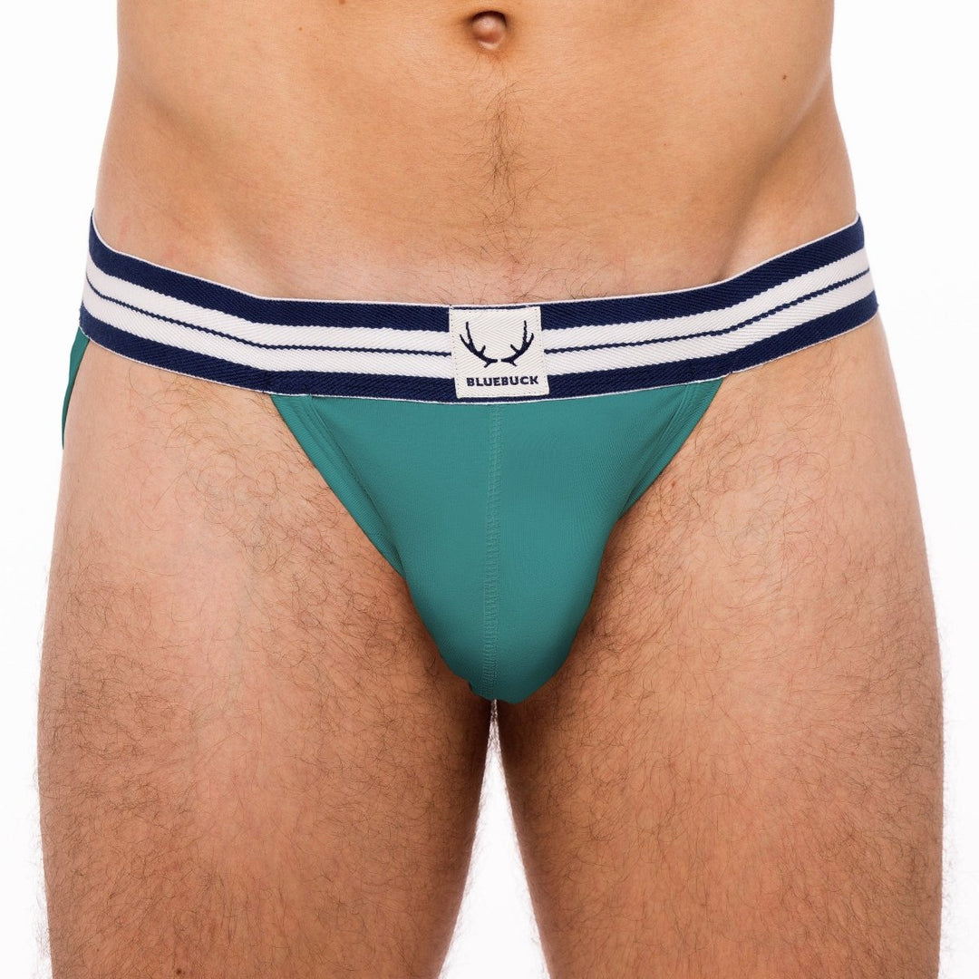 Jockstrap vert en coton bio - BLUEBUCK
