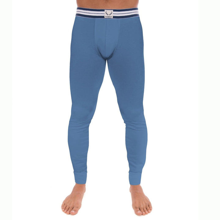 Legging homme bleu lune en coton bio - BLUEBUCK