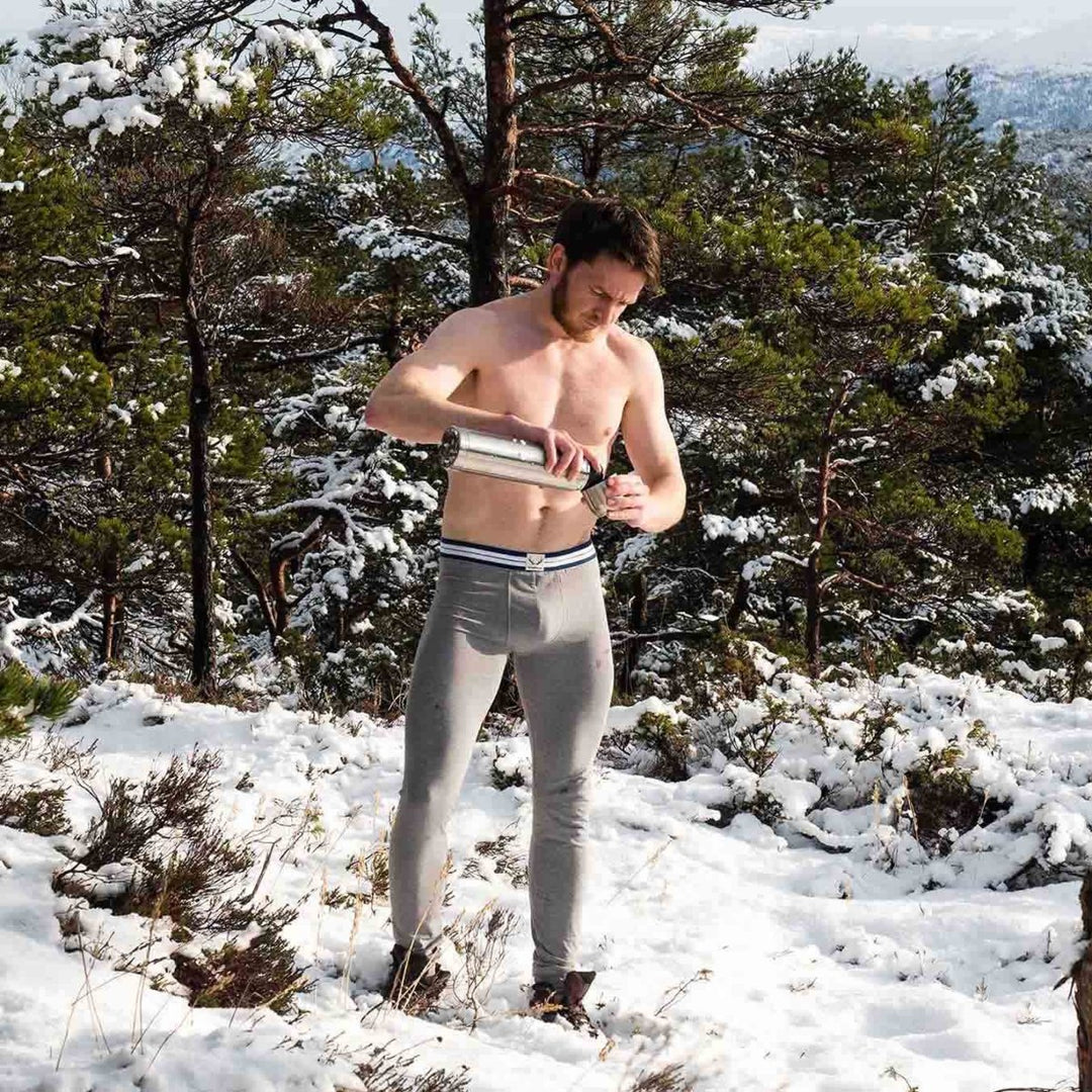 Legging homme gris en coton bio - BLUEBUCK