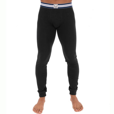 Legging homme noir en coton bio - BLUEBUCK