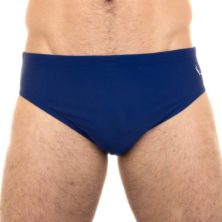 Slip de bain homme bleu roi en nylon recyclé - BLUEBUCK