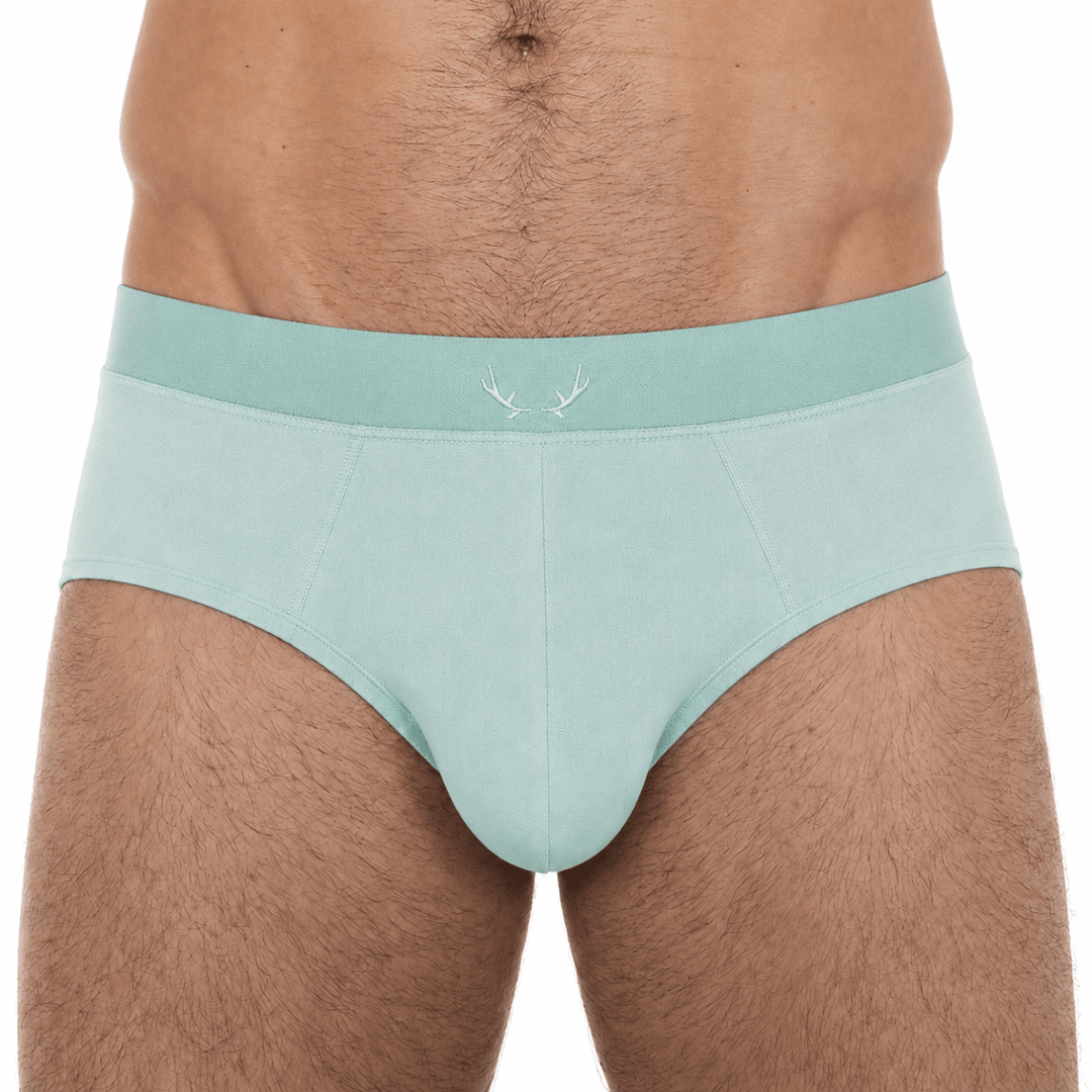 Slip homme turquoise en Tencel - BLUEBUCK