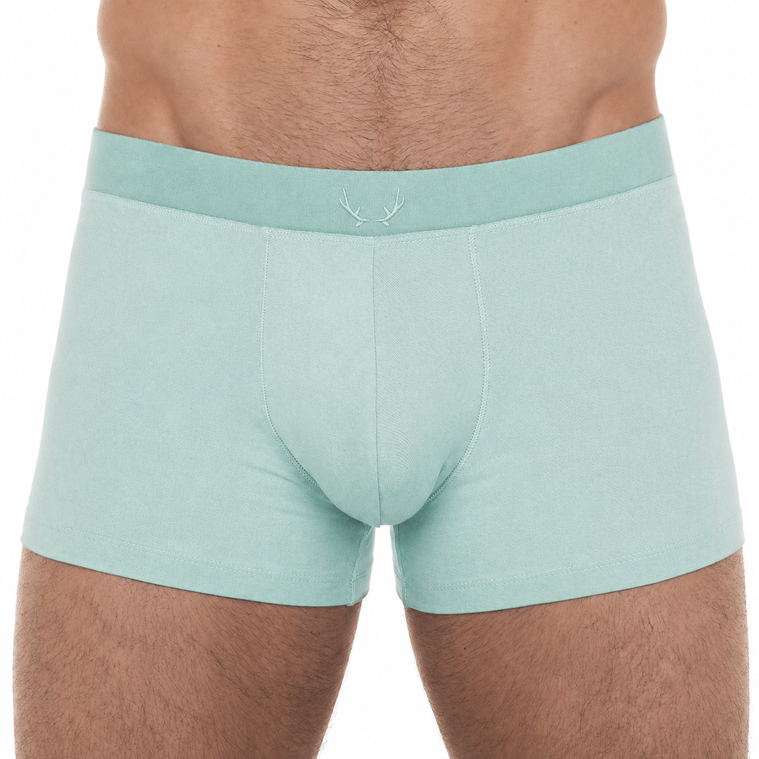 Boxer für Männer, helltürkis, aus Tencel